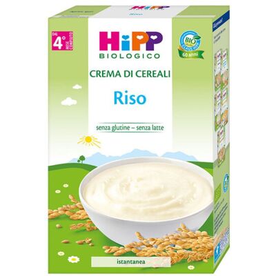 Crema di riso biologica per bambini - Dai 4 mesi Crema di riso biologica per bambini - Dai 4 mesi