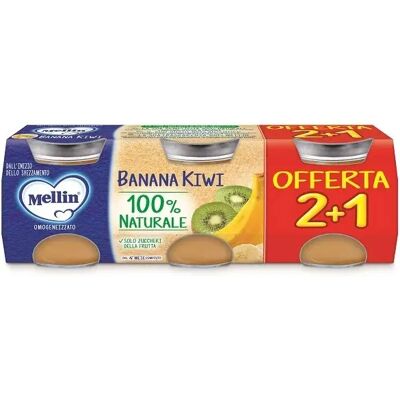 Danone Nutricia Omogeneizzato Banana Kiwi - 3x100g Danone Nutricia Omogeneizzato Banana Kiwi - 3x100g