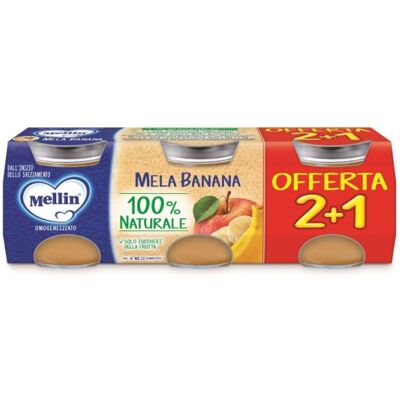 Danone Nutricia Cibo per Bambini Mela Banana - Confezione da 3 Danone Nutricia Cibo per Bambini Mela Banana - Confezione da 3