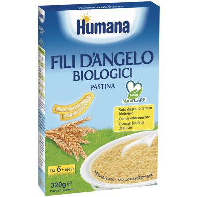 Humana Italia Pastina Biologica - Modello: Fili D'Angelo 320g Humana Italia Pastina Biologica - Modello: Fili D'Angelo 320g