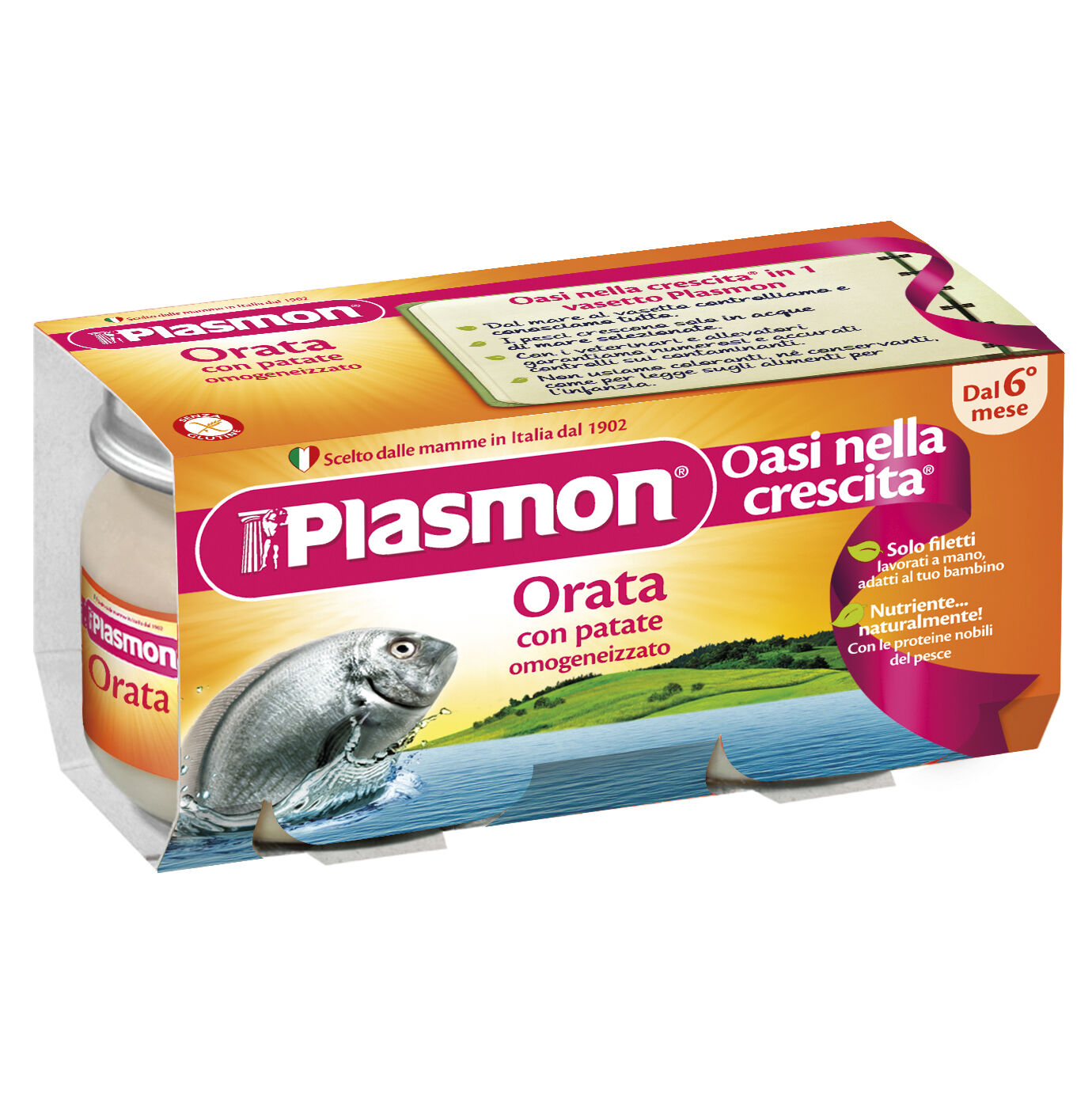 Plasmon (Heinz Italia Spa) Plasmon Omog Orata 80gx2pz