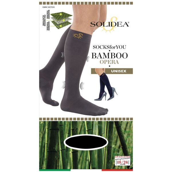 solidea by calzificio pinelli socks for you bamboo opera nero s