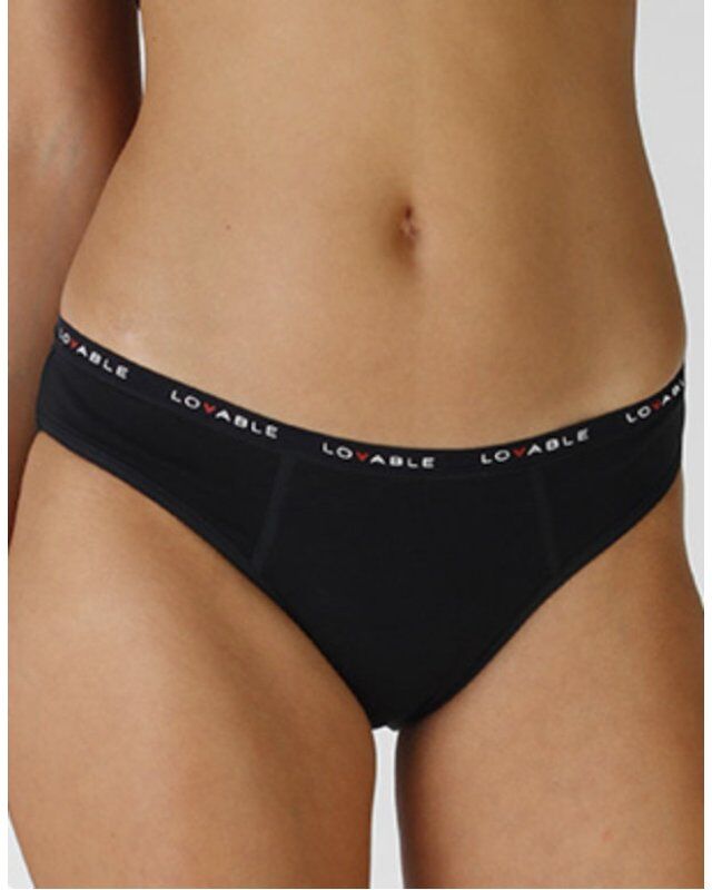 Hanes Slip Flusso Abbondante Nero Taglia L Lovable