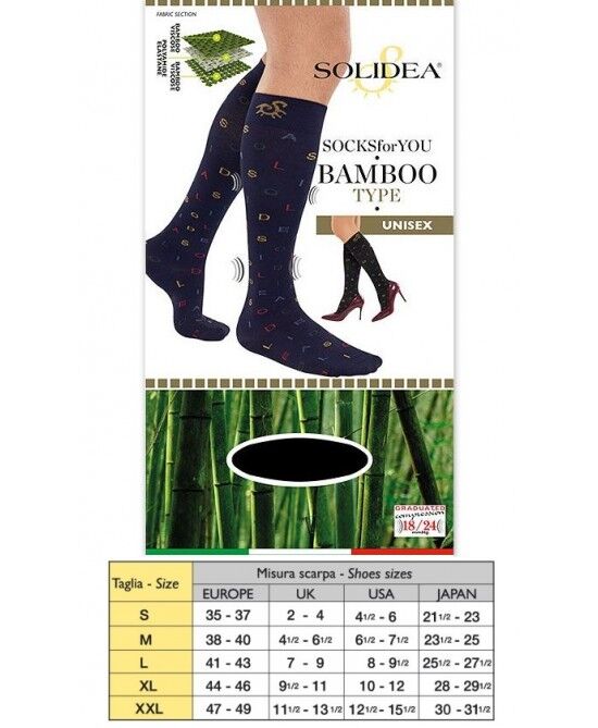 Solidea By Calzificio Pinelli Socks For You Bamboo Type Blu Navy M