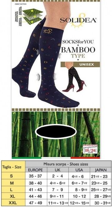 Solidea By Calzificio Pinelli Socks For You Bamboo Type Blu Navy L