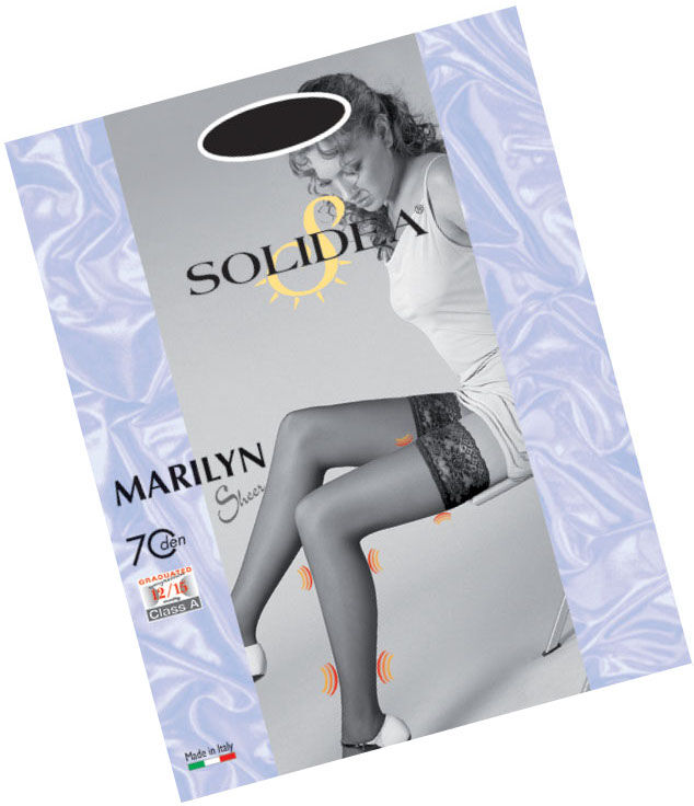 Solidea By Calzificio Pinelli Marilyn 70 Sheer Autoreggente Bronzo 1 - S