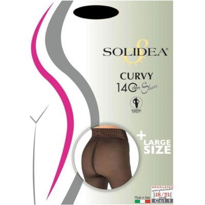 Solidea di Calzificio Pinelli Curvy 140 Gla Trasparente 3ml - XL - Dispositivo medico Solidea di Calzificio Pinelli Curvy 140 Gla Trasparente 3ml - XL - Dispositivo medico