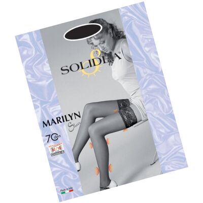 Solidea Marilyn 70 Sheer Calze Autoreggenti Sabbia 2-M Solidea Marilyn 70 Sheer Calze Autoreggenti Sabbia 2-M