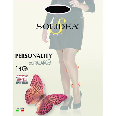 Solidea Personality 140 Sheer Collant Nero 4xxl Solidea Personality 140 Sheer Collant Nero 4xxl