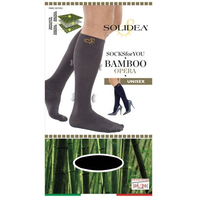 Solidea Bamboo Opera Calze a Compressione Unisex - Nero Solidea Bamboo Opera Calze a Compressione Unisex - Nero
