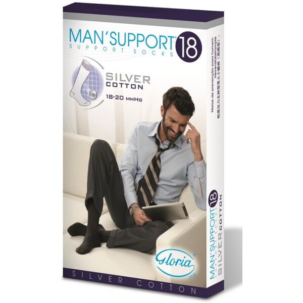 gloria med spa man support 18 cotone gambaletto 18 ne 6