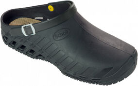 Scholl Clog Evo Tpr Unisex Black 37 38 Collezione Ss17 1 Paio