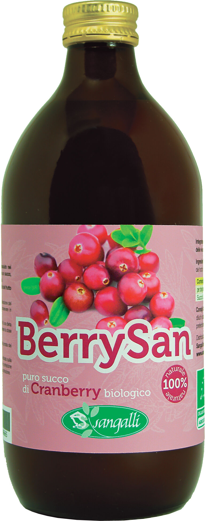 Sangalli Srl Berrysan Puro Succo Cranberry