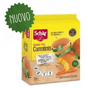 schar carrotinis tortine alla carota 4 porzioni da 50 g