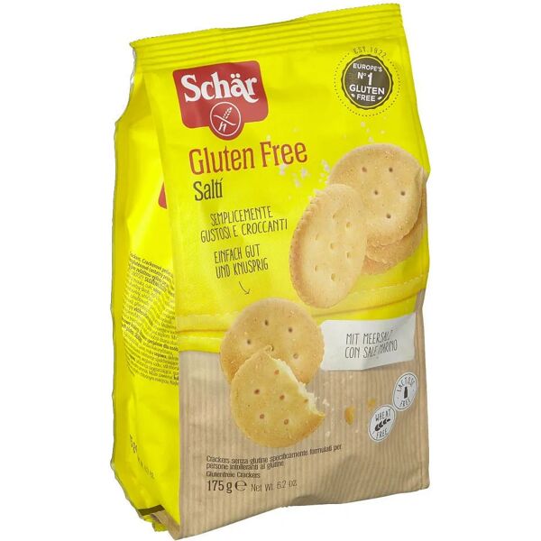 schar salti' cracker con sale marino senza lattosio 175 g