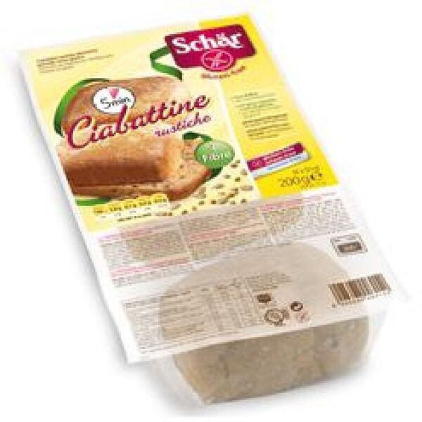 schar ciabattine rustiche senza lattosio 200 g