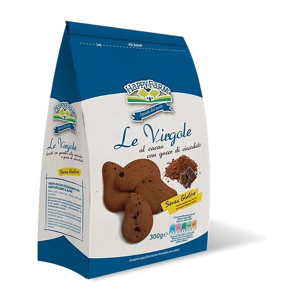 happy farm co. srl happy farm virgole gocce cioccolata e granella nocciole 200 g