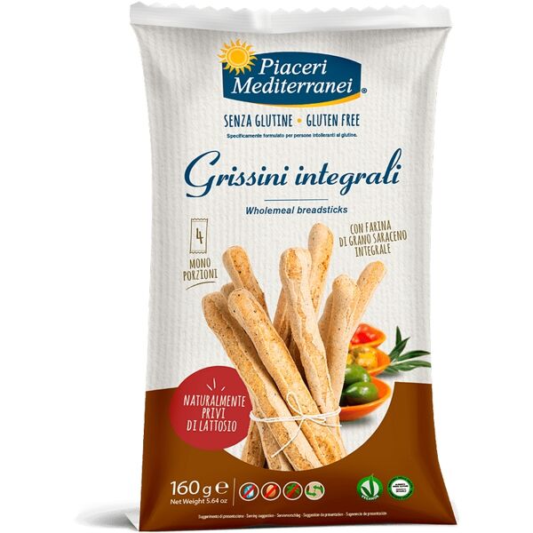 eurospital spa piaceri mediterranei grissini integrali 160 g