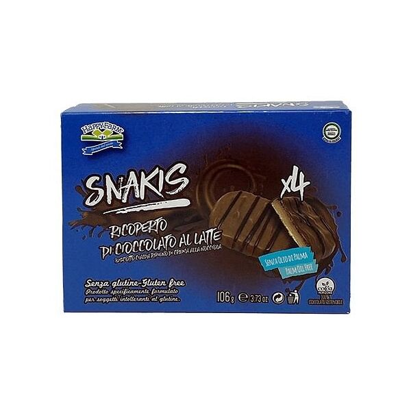 happy farm co. srl happy farm snakis cioccolato 106 g