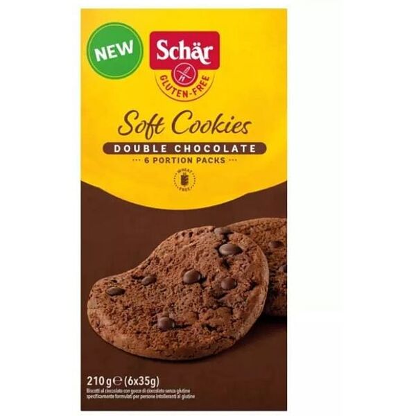 dr.schar spa schar soft cookie double chocolate 210 g