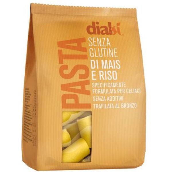 dialcos spa dialsi pasta di mais e riso senza glutine formato paccheri 250g