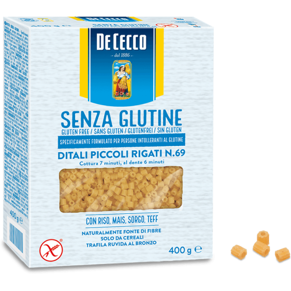 f.lli de cecco spa de cecco ditali piccoli rigati n.69 400 g