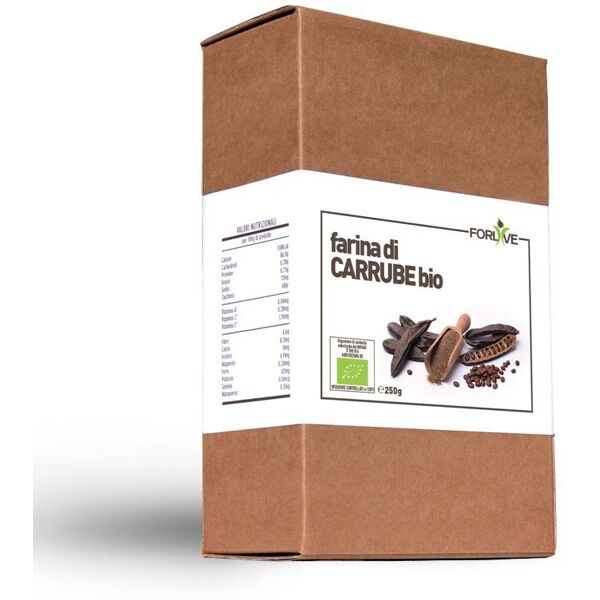 forlive srl forlive farina di carrube bio 250g