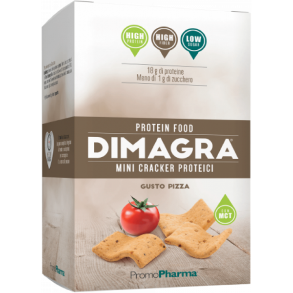 promopharma spa dimagra® mini cracker proteici gusto pizza promopharma 4x50g