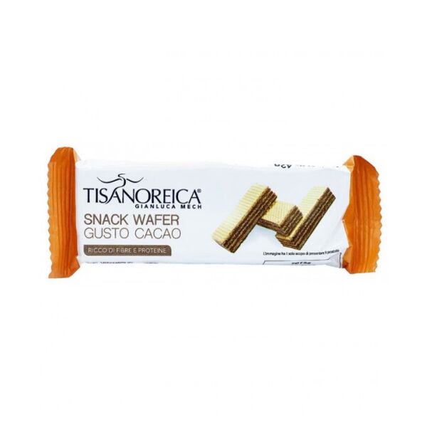 gianluca mech spa tisanoreica syle snack wafer cacao 42 g intensiva