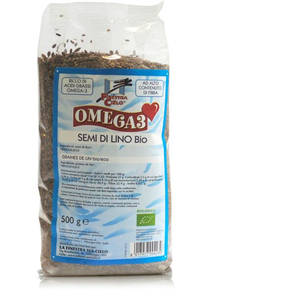 biotobio srl finestra sul cielo semi lino - omega3 - 500g