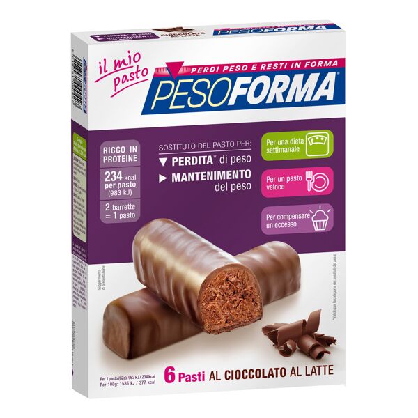 nutrition & sante' italia spa pesoforma barr ciocc latte 12p