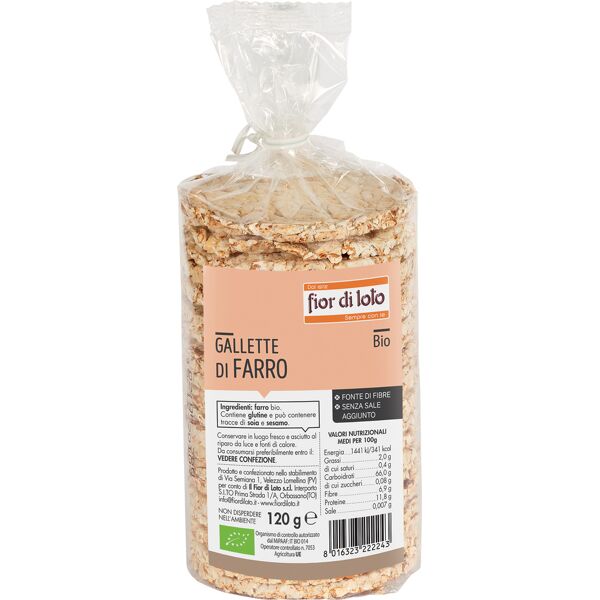 biotobio srl fdl gallette farro 120g