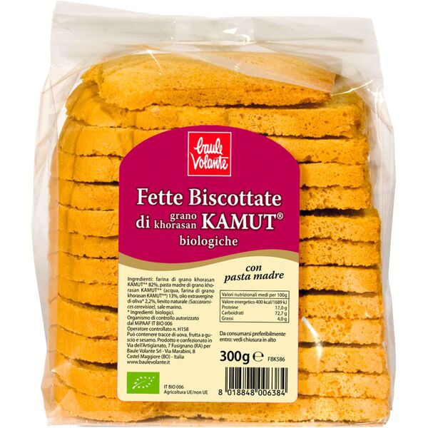 biotobio srl fette bisc kamut 300g baule