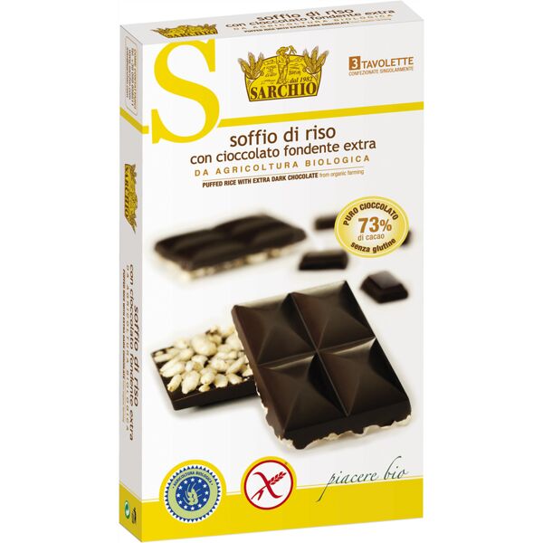 sarchio spa soffio riso cioccolato fondente 75g