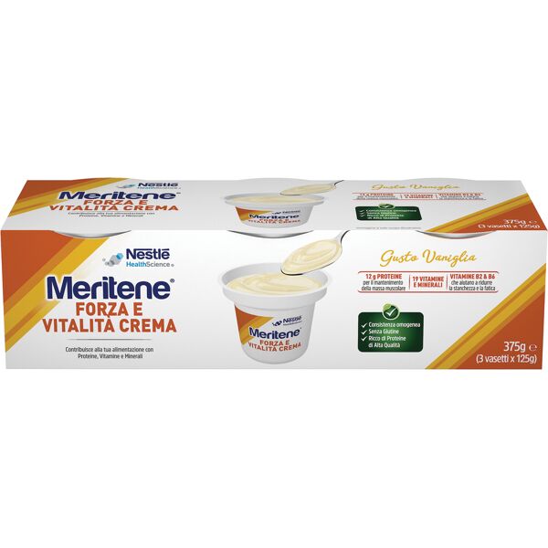 nestle' it.spa(healthcare nu.) meritene forza e vitalità crema dessert vaniglia