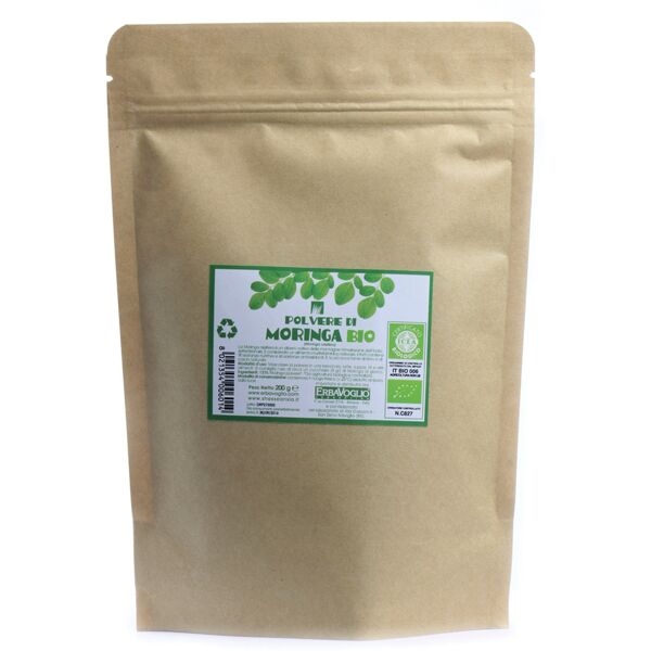 erbavoglio production srl moringa bio 200g