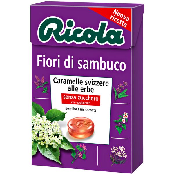 ricola ag ricola fiori sambuco s/z 50g