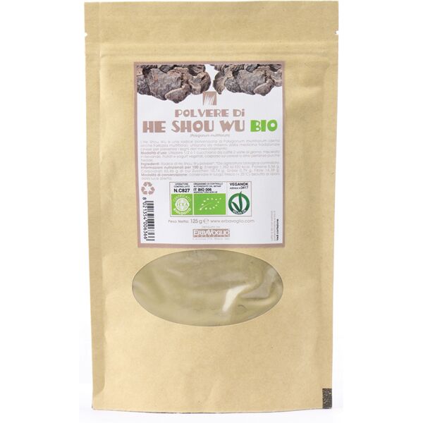 erbavoglio production srl he shou wu polvere bio 125g