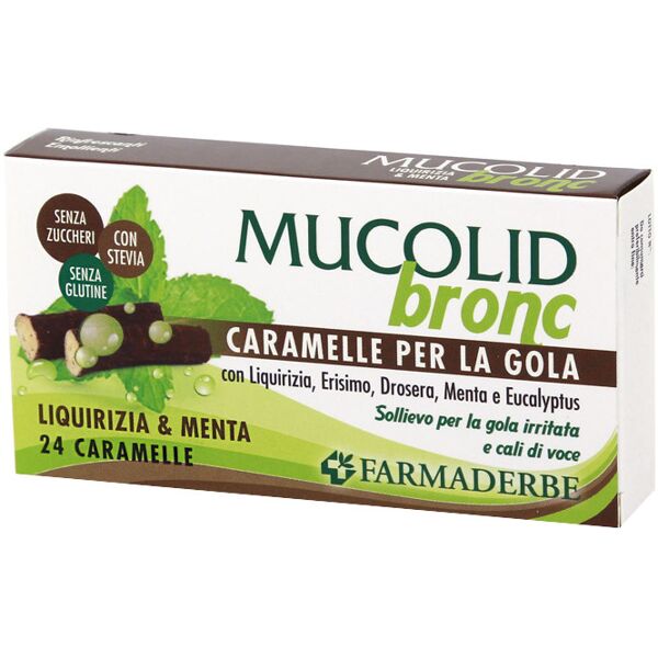 farmaderbe srl mucolid bronc menta/liquir 70g