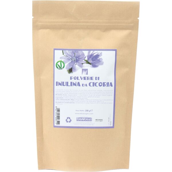 erbavoglio production srl inulina da cicoria 200g