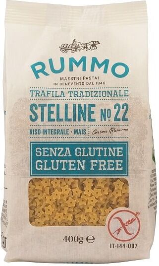 vima farm rummo stelline n22 riso integrale e mais 400 g