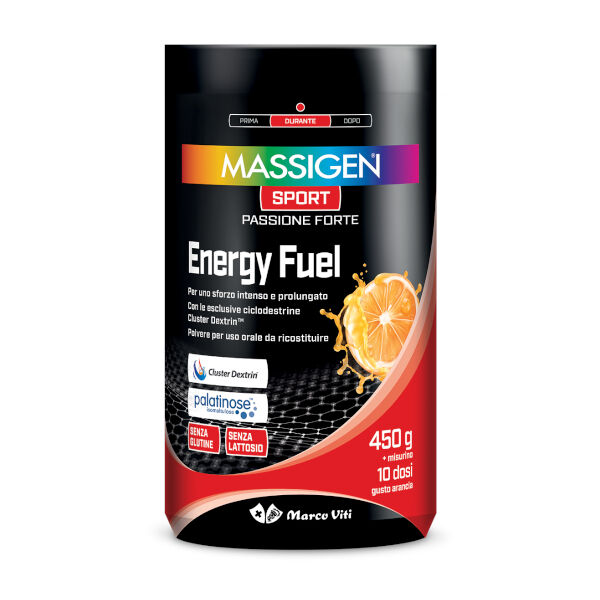 marco viti farmaceutici spa massigen sport energy fuel 450g gusto arancia