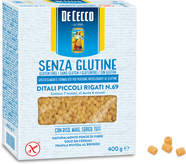 f.lli de cecco spa de cecco ditali piccoli rigati n.69 400 g