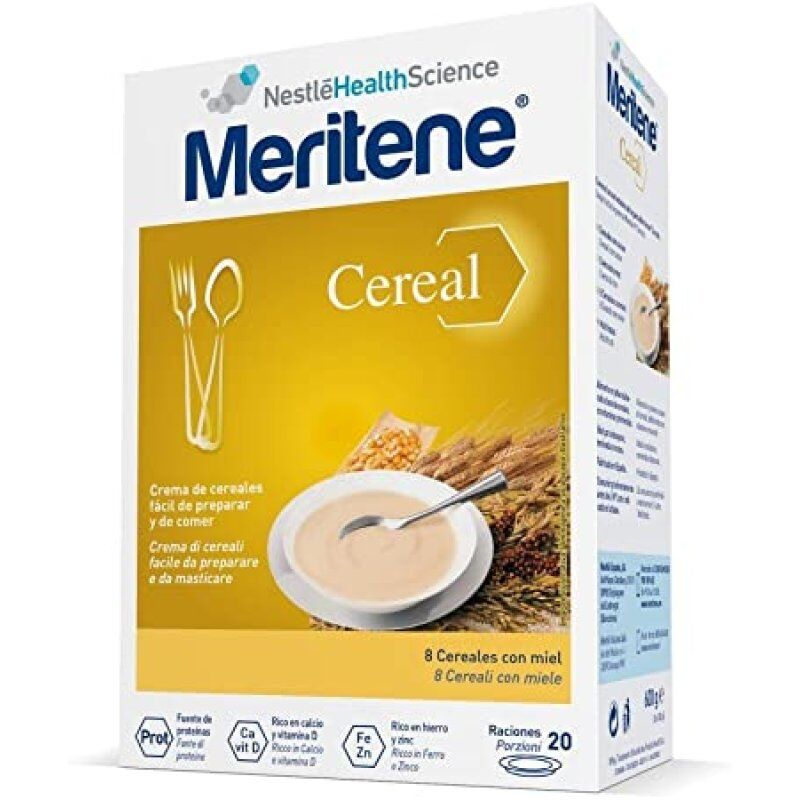 nestle health meritene cereal crema di cereali 600g