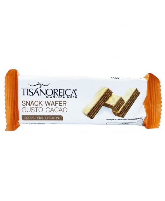 gianluca mech spa tisanoreica syle snack wafer cacao 42 g intensiva