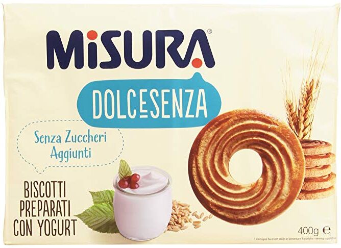 colussi spa misura biscotti con yogurt senza zucchero 400 g