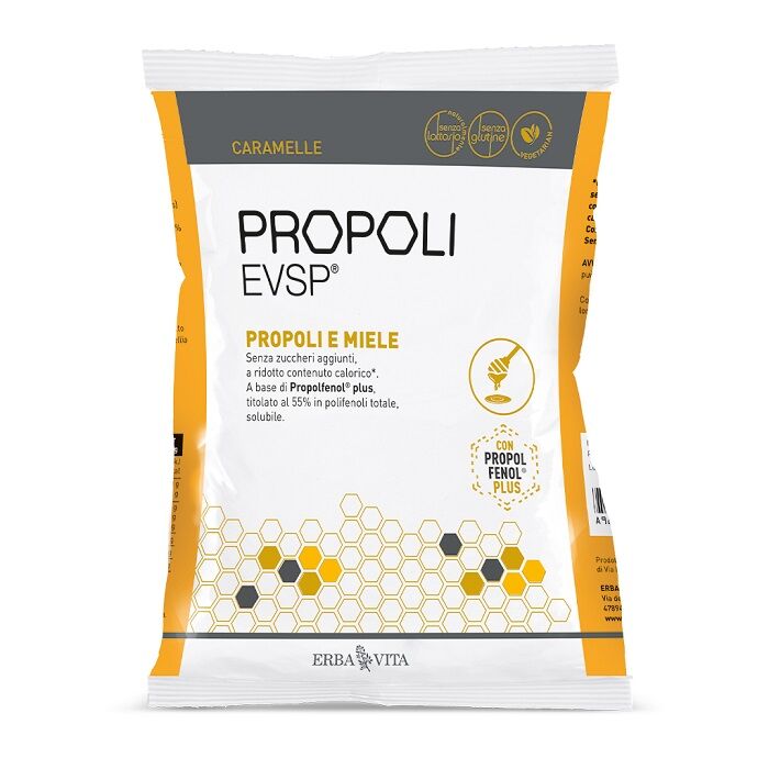 erba vita propoli evsp caramelle propoli miele 65g