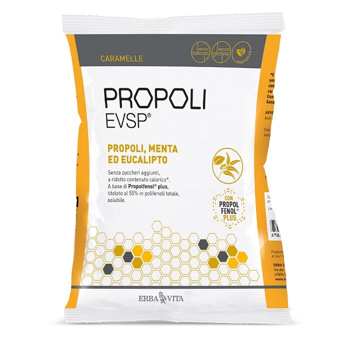 erba vita propoli evsp caramelle propoli menta eucalipto 65g