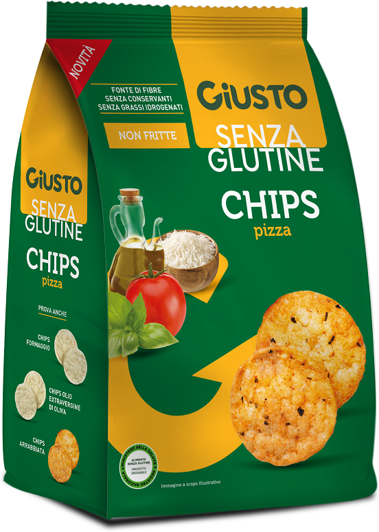 farmafood srl giusto s/g chips pizza 40g