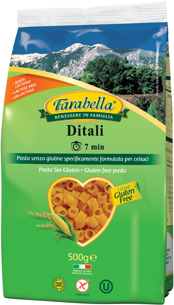 bioalimenta srl farabella pasta ditali 500g